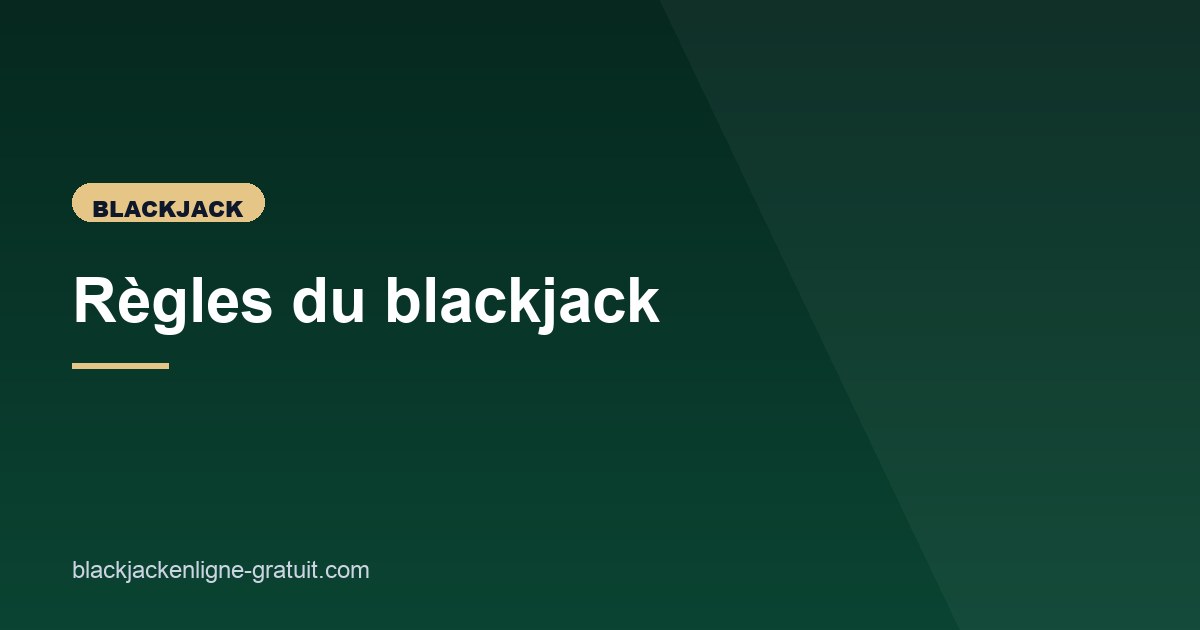 Illustration de l'article consacré aux règles du blackjack